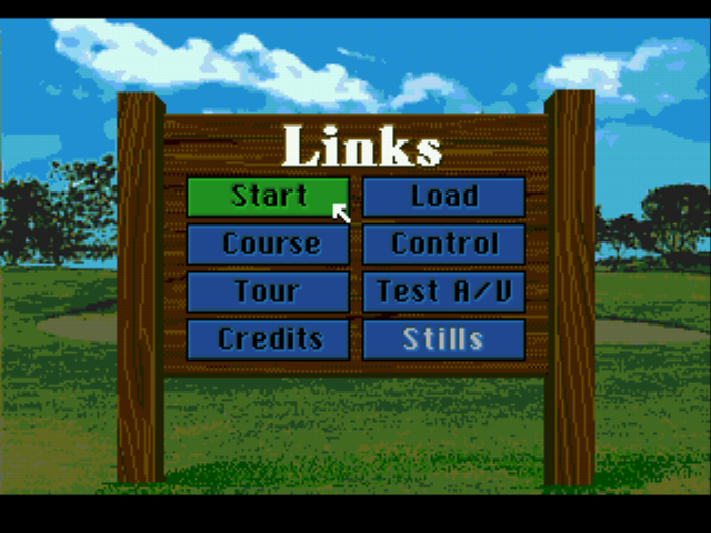Links - The Challenge of Golf Title Screen